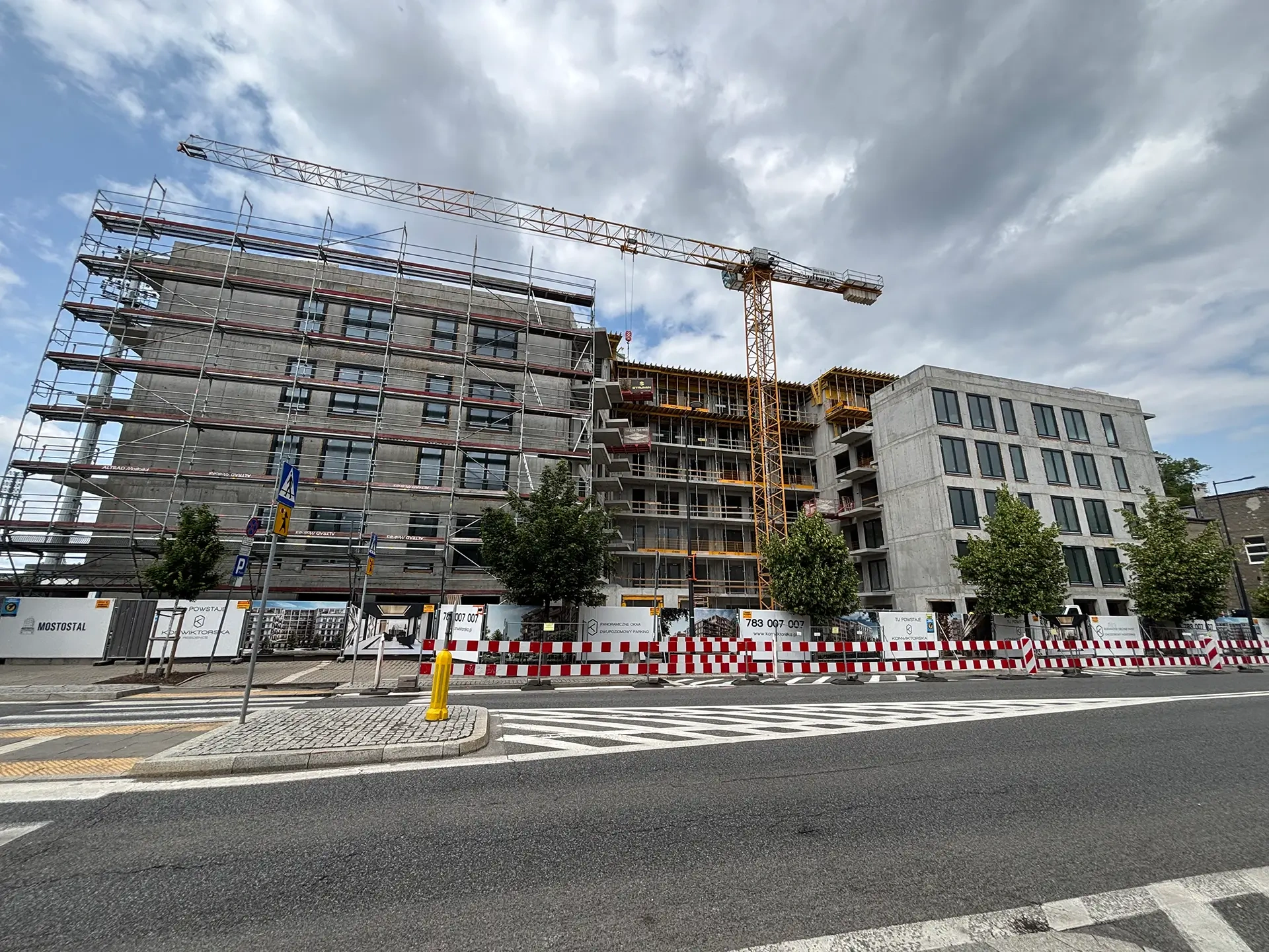Postęp budowy inwestycji Konwiktorska, Warszawa