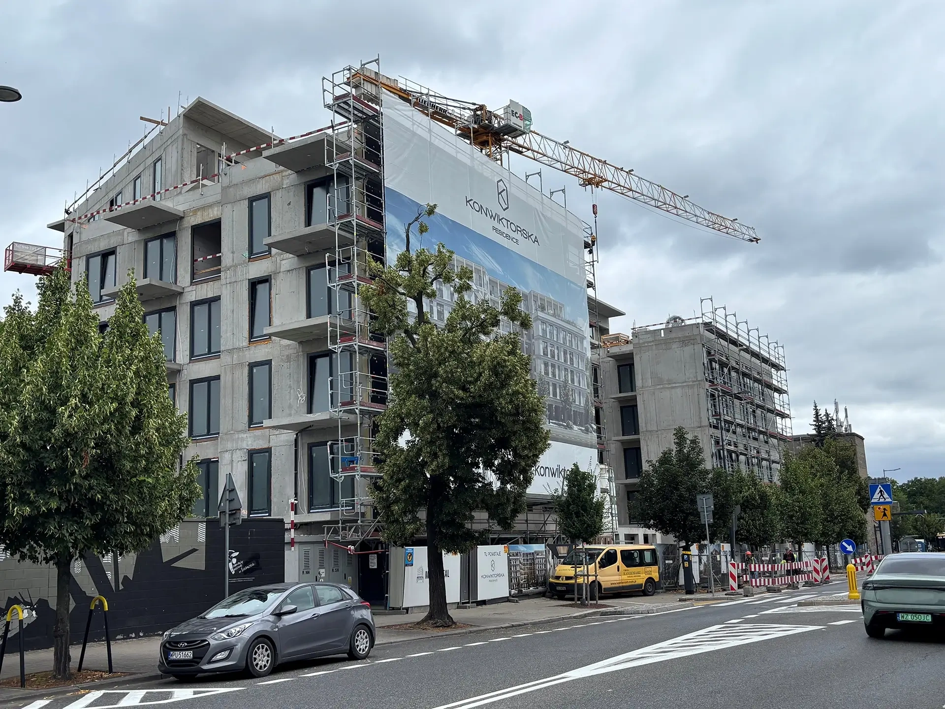 Postęp budowy inwestycji Konwiktorska, Warszawa