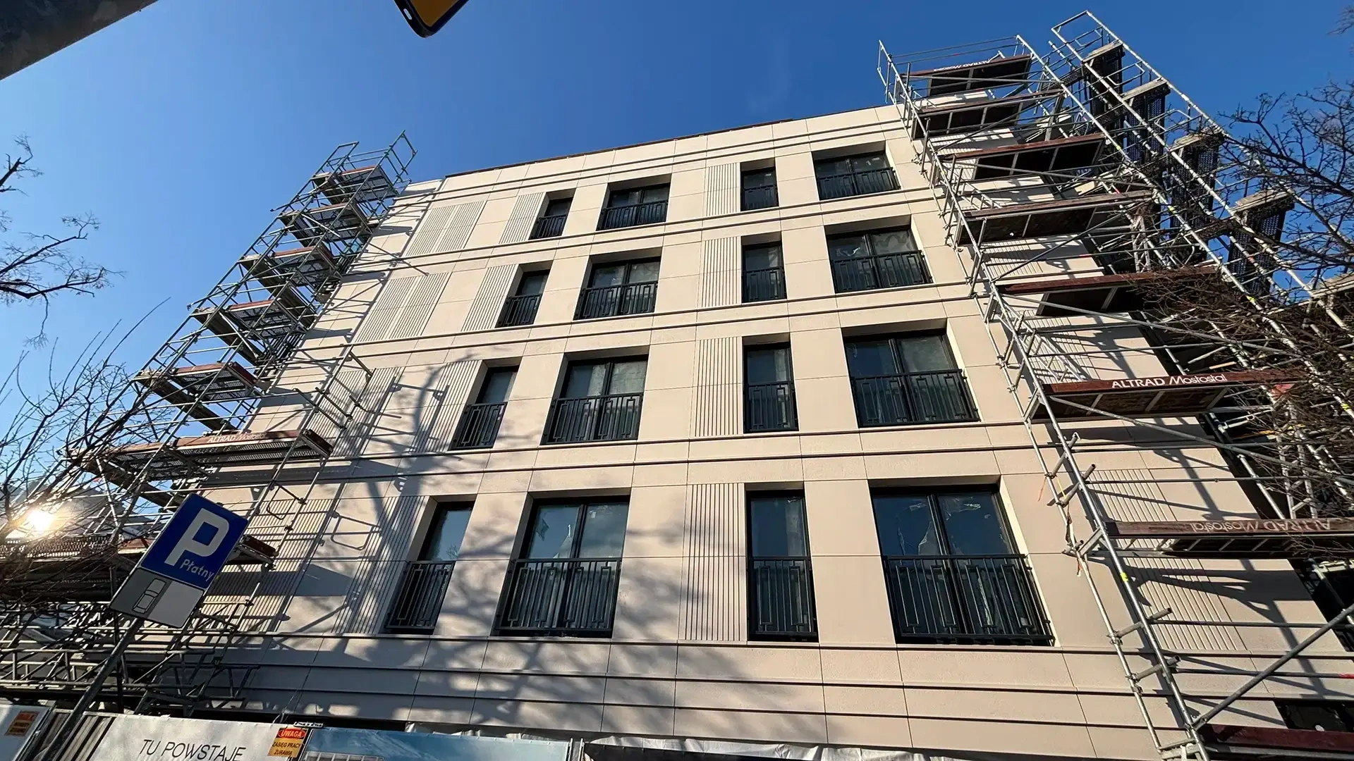 Postęp pracy inwestycji Konwiktorska, Warszawa