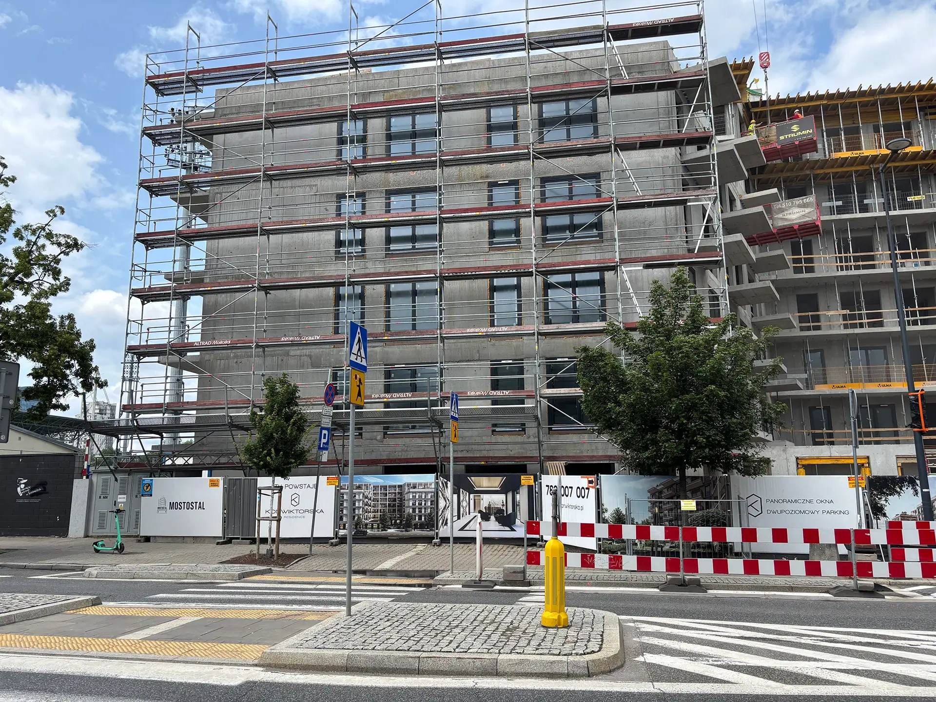 Postęp budowy inwestycji Konwiktorska, Warszawa